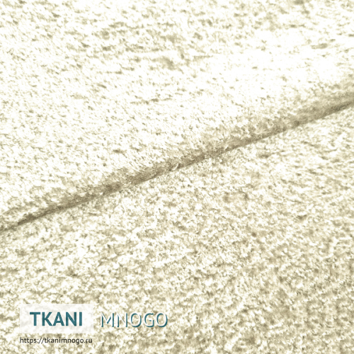 Фото ткани велюра “HY2025-14” (однотонный бежевый)