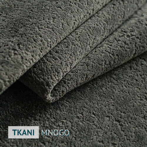 Фото фактуры велюра “27” (однотонный серый)