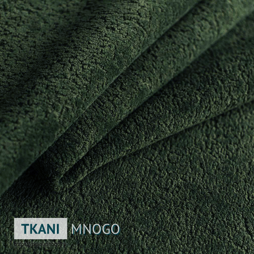 Фото ткани велюра “20” (однотонный зеленый)